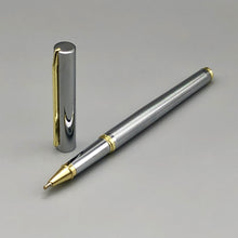 Laden Sie das Bild in den Galerie-Viewer, Slim chrom/gold X-Pen Tintenroller