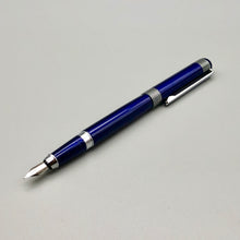 Laden Sie das Bild in den Galerie-Viewer, Matrix blau/chrom X-Pen Füller