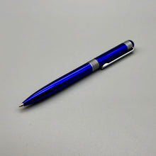 Laden Sie das Bild in den Galerie-Viewer, Matrix blau/chrom X-Pen Drehkugelschreiber