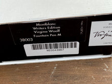 Laden Sie das Bild in den Galerie-Viewer, Mont Blanc Virginia Woolf Füller limited Edition